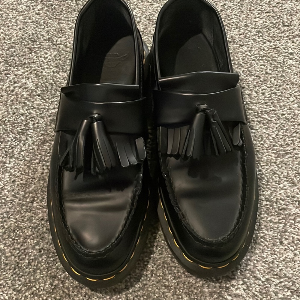 Dr. Martens Black Tassel Loafers